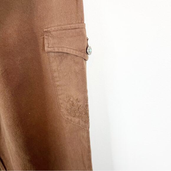 NWT FOUND Dusky Western Unisex Cargo Pant 34 Brown - Picture 7 of 11